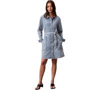 Calvin Klein Belted Denim Mini Dress Coastal Lv047f671g Vestiti Donna