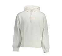 Calvin Klein Bianco Cotton Men's Sweatshirt - L