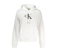 Calvin Klein Bianco Cotton Women Sweatshirt - L