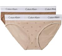Calvin Klein Bikini da Donna, 2 Pezzi, LV00QF9364, Bikini, Logo Diamond Oxford Marrone Chiaro/Moka, XL