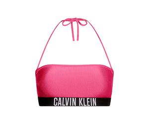 Calvin Klein Bikini Top Fascia Elastico Parlato Rosa Donna S
