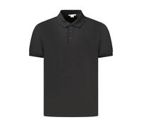 Calvin Klein Black Cotton Men Polo Shirt - S