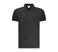 Calvin Klein Black Cotton Men Polo Shirt - S