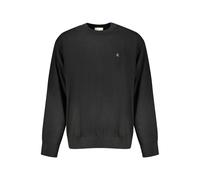 Calvin Klein Black Cotton Men Sweater - L