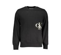 Calvin Klein Black Cotton Men Sweater - XXL