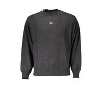Calvin Klein Black Cotton Men Sweatshirt - XL