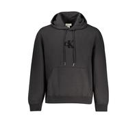 Calvin Klein Black Cotton Men's Hooded Sweatshirt - XL