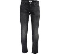 Calvin Klein Black Cotton Men's Slim-Fit Jeans - W30 | L32