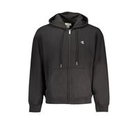 Calvin Klein Black Cotton Men's Sweatshirt Hoodie - S