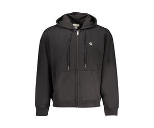 Calvin Klein Black Cotton Men's Sweatshirt Hoodie - XL