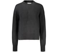 Calvin Klein Black Cotton Women Sweater - XL