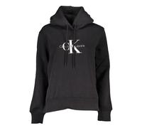 Calvin Klein Black Cotton Women Sweatshirt - L