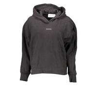 Calvin Klein Black Cotton Women's Hoodie - L