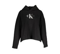 Calvin Klein Black Cotton Women's Hoodie - L