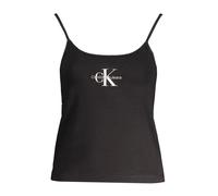 Calvin Klein Black Cotton Women's Tank Top - S