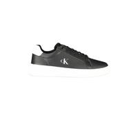 Calvin Klein Black Leather Men Sneaker - EU44/US11