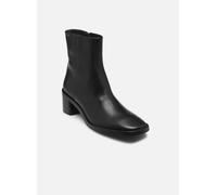 Calvin Klein - BLOCK HEEL ZIP BOOT LTH Nero - Stivaletti e tronchetti 39 Nero