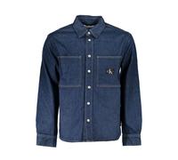 Calvin Klein Blu Cotton Men Jacket - XXL