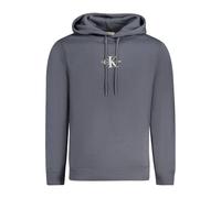 Calvin Klein Blu Cotton Men Sweatshirt - XXL