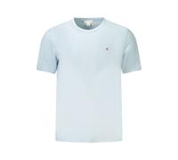 Calvin Klein Blue Cotton Men T-Shirt - XXL