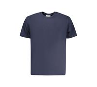 Calvin Klein Blue Cotton Men's T-Shirt - L