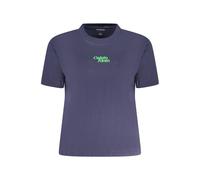 Calvin Klein Blue Cotton Women T-Shirt - XS