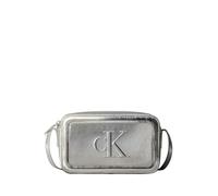 Calvin Klein Bold Ck Metallic Camera Bag 3JH - SILVER METALLIC One Size