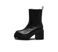 Calvin Klein - CHUNKY HEELED CHELSEA LTH Nero - Stivaletti e tronchetti 40 Nero
