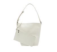 Calvin Klein - Borsa a secchiello con logo monogramma all-over e pochette - - Bags - Donna - Bianco - ONE SIZE