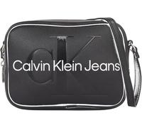 Calvin Klein Borsa a Tracolla Donna Camera Bag Piccola, Nero (Black/Metallic Logo), Taglia unica