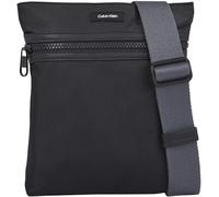 Calvin Klein Borsa a Tracolla Uomo Essential Flatpack Piccola, Nero (Ck Black), Taglia Unica