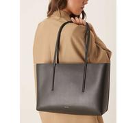 Calvin Klein - Borsa shopping nera con logo e pochette-Nero No Size