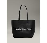 Calvin Klein - Borsa shopping nera con logo-Nero One Size