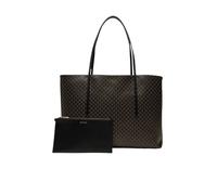 Calvin Klein - Borsa Tote con Logo Emblema All-over con Pochette - - Bags - Donna - Nero - ONE SIZE