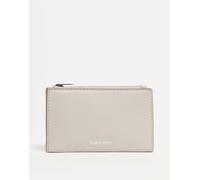 Calvin Klein - Borsellino beige con logo e zip-Neutro No Size