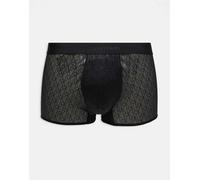 Calvin Klein - Boxer aderenti a vita bassa neri in pizzo-Nero 48