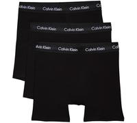 Calvin Klein Boxer Brief 3pk 000nb1770a, Boxer Uomo, Black (Black W. Black WB), XL (Pacco da 3)