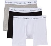 Calvin Klein Boxer Brief 3pk 000nb1770a, Boxer Uomo, Multicolour (Black White Grey Heather), L (Pacco da 3)