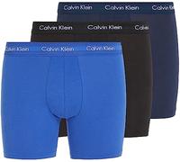 Calvin Klein Boxer Brief 3Pk, Boxer slip Uomo, Multicolour (Black/Blueshadow/Cobaltwater Dtm Wb), S