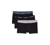 Calvin Klein Boxer da Uomo a Vita Bassa, 3 Pezzi, B- Nero, HEMISFERA BL, Cenere WBS, XL