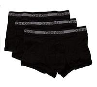 Calvin Klein Boxer Uomo 3 Pack Trunk 3 PK Elasticizzati, Nero (Black), M