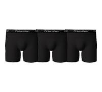 Boxer sportivi da uomo Calvin Klein Boxer Brief Microfiber Stretch 3P - Nero M
