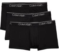 Boxer sportivi da uomo Calvin Klein Low Rise Trunk Microfiber Stretch 3P - Nero XL
