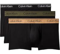 Calvin Klein Boxer Uomo, Nero W/Bronzo Flash WB/Nero/Oliva, L