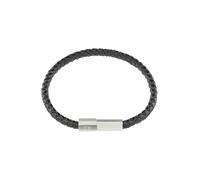 Calvin Klein - 35100047 - Bracciale - Uomo - Pelle - nero - 18,5cm