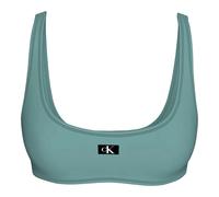 Calvin Klein - Bralette Bikini Top Collo Rotondo - - Swimwear - Donna - Blu - S