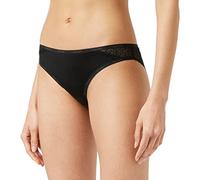 Calvin Klein Slip Brasiliana Donna con Pizzo, Nero (Black), L