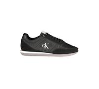 Calvin Klein - Calvin Klein Black Polyester Men Sneaker - - Shoes - Uomo - Nero - 45 EU