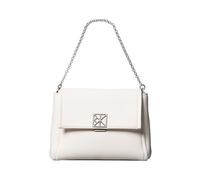 Calvin Klein Emblem Pebb - Borsa a tracolla (white alyssum) bianco