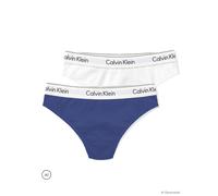 Calvin Klein Calvin Klein Icon Perizoma in cotone e modal 2 Confezione xsmall Bianco